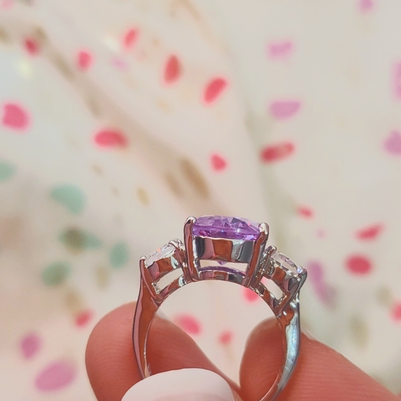 4 beautiful rings silver tone - Picture 3 of 11